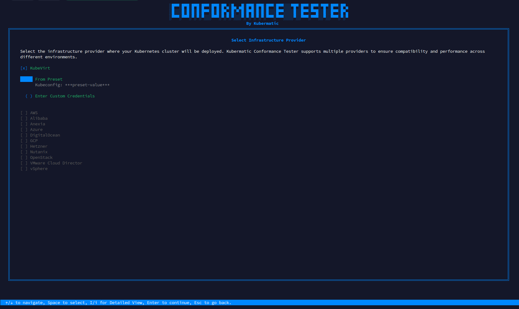 Select Infrastructure Provider